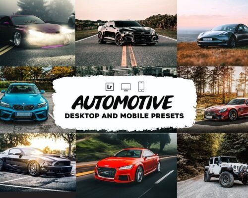 Automotive Lightroom Mobile and Photoshop Presets Collection