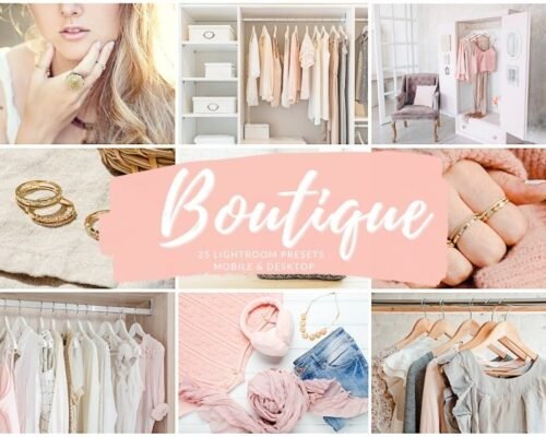 Boutique Fashion Lightroom Mobile Presets