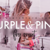 Pink Plum Lightroom Presets