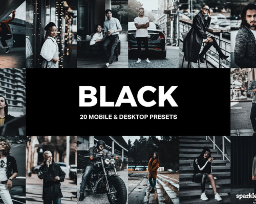 20 black free lightroom presets and luts